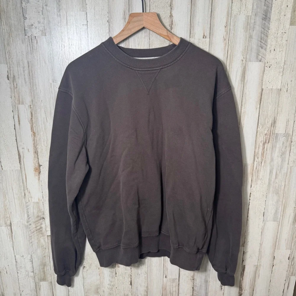 Vintage‎ 90s Champion Solid Brown Crewneck Sweatshirt Mens Size Medium